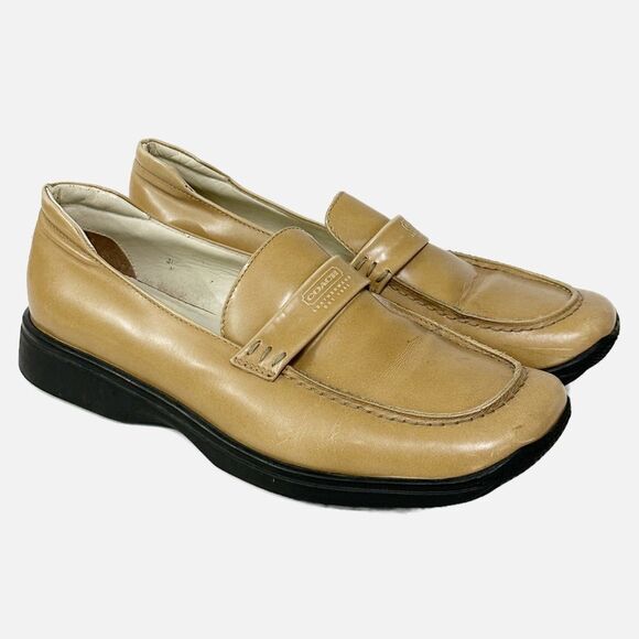 Coach Shoes - Tan Loafers for Women